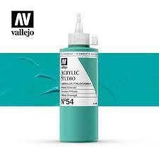ACRÍLIC STUDIO VALLEJO 200ML 54-VERD MARAGDA FTALOCIANA | 8429551220545 | 22054 | Llibreria La Gralla | Librería online de Granollers
