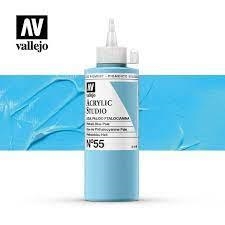 ACRÍLIC STUDIO VALLEJO 200ML 55-BLAU PÁLID FTALOCIANA | 8429551220552 | 22055 | Llibreria La Gralla | Llibreria online de Granollers