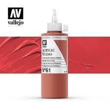 ACRÍLIC STUDIO VALLEJO 200ML 61-VERMELL VENEZIA | 8429551220613 | 22061 | Llibreria La Gralla | Llibreria online de Granollers