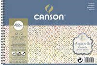 BLOC AQUARELLE CANSON 60% COTO 12.5X18 GRA FI 300 GR | 3148950135810 | C400106430 | Llibreria La Gralla | Librería online de Granollers