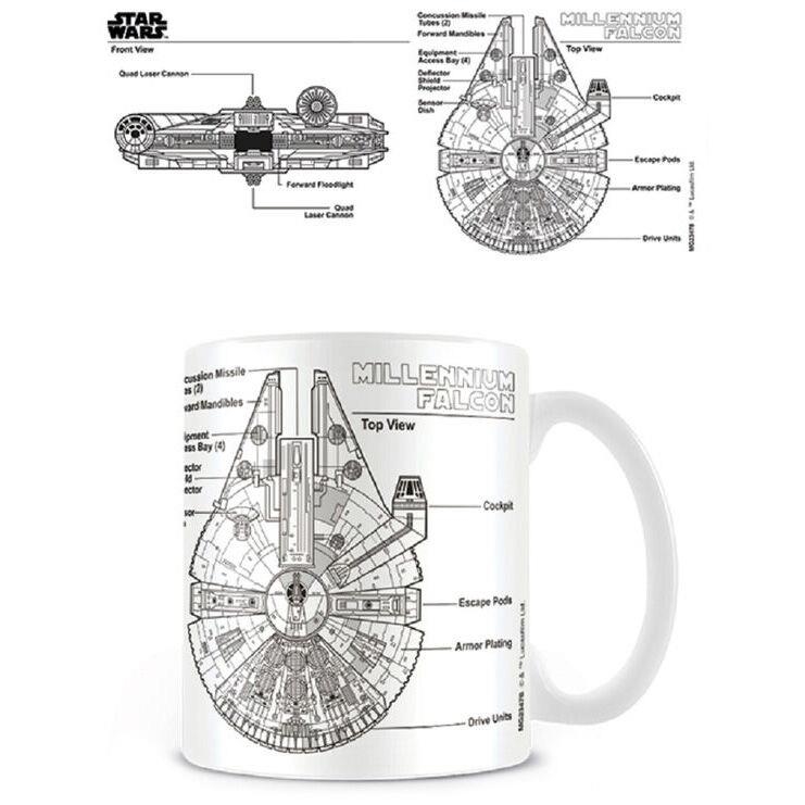 TAZA CERAMICA STAR WARS MILLENIUM FALCON  | 5050574234788 | PYRAMID | Llibreria La Gralla | Librería online de Granollers