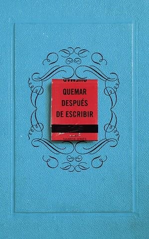 QUEMAR DESPUÉS DE ESCRIBIR (EDICIÓN OFICIAL) | 9788491295938 | JONES, SHARON | Llibreria La Gralla | Llibreria online de Granollers