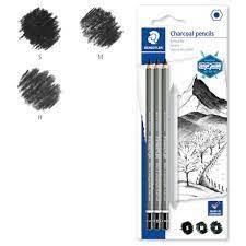 SET LLAPIS CARBO STAEDTLER 3 UN+ESFUMI | 4007817052075 | 100C SBK4 | Llibreria La Gralla | Llibreria online de Granollers