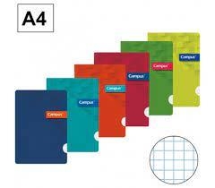 LLIBRETA A4 CAMPUS QUADRICULA 4X4 90 GR 48F | 8426307018555 | 002553 | Llibreria La Gralla | Librería online de Granollers