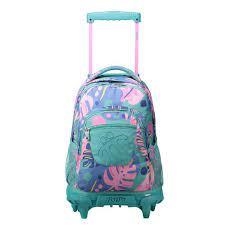 MOTXILLA RODES TOTTO BOMPER RENGLONES ESTAMPADA TURQUESA/ROSA/LILA | 7704758398022 | TOTMA03ECO0062020P2DF | Llibreria La Gralla | Llibreria online de Granollers
