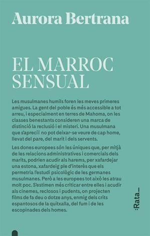 MARROC SENSUAL, EL | 9788416738601 | BERTRANA, AURORA | Llibreria La Gralla | Librería online de Granollers