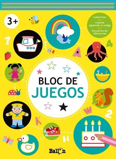 BLOC DE JUEGOS +3 AMARILLO | 9789403226118 | VVAA | Llibreria La Gralla | Llibreria online de Granollers