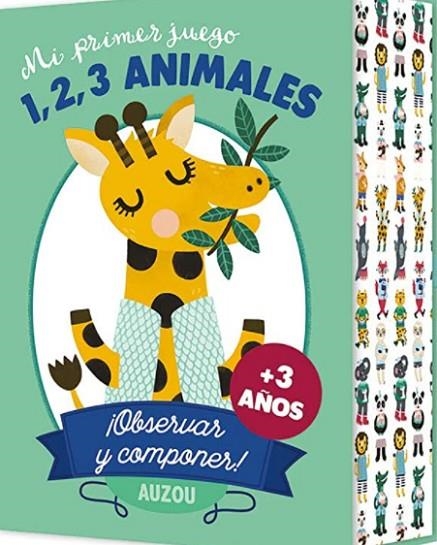 MI PRIMER JUEGO. 1, 2, 3 ANIMALES | 9782733887080 | AA. VV. | Llibreria La Gralla | Llibreria online de Granollers