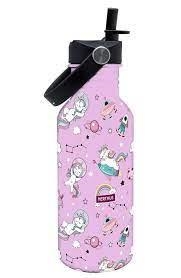 AMPOLLA TERMICA 500ML NERTHUS UNICORNI ROSA | 8436588852311 | Llibreria La Gralla | Llibreria online de Granollers