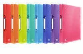 CARPESA 4 ANELLES OXFORD 15MM PLASTIC COLORS | 3045050456626 | 400147042 | Llibreria La Gralla | Llibreria online de Granollers