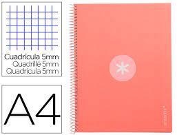 LLIBRETA ANTARTIK ESPIRAL A4 80F QUADRICULA MICROPERFORAT CARTRO SALMO | 8423473022980 | 161814 | Llibreria La Gralla | Librería online de Granollers