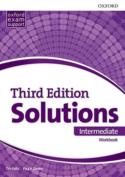 SOLUTIONS 3RD EDITION INTERMEDIATE. WORKBOOK PK | 9780190541873 | DAVIES, PAUL A./FALLA, TIM | Llibreria La Gralla | Llibreria online de Granollers