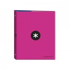 CARPESA ANTARTIK 4 ANELLES DE 25MM RODONES FUCSIA | 8423473638402 | 63840 | Llibreria La Gralla | Librería online de Granollers