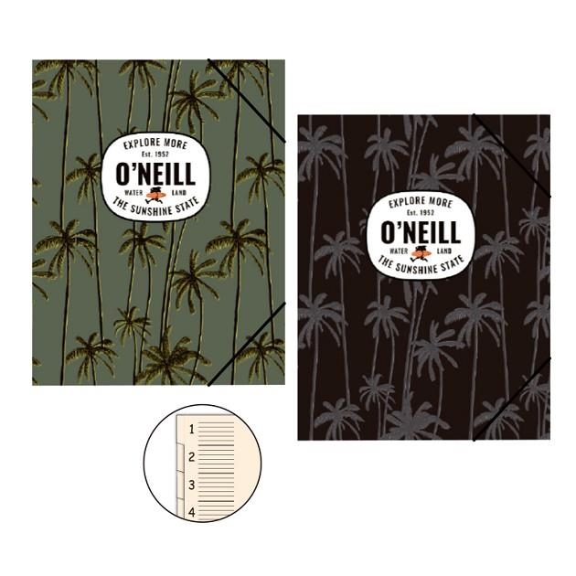 CARPETA SEPARADORS O'NEILL BOYS EXPLORE MORE NEGRA/VERDA | 8412885184942 | SEN560321 | Llibreria La Gralla | Llibreria online de Granollers