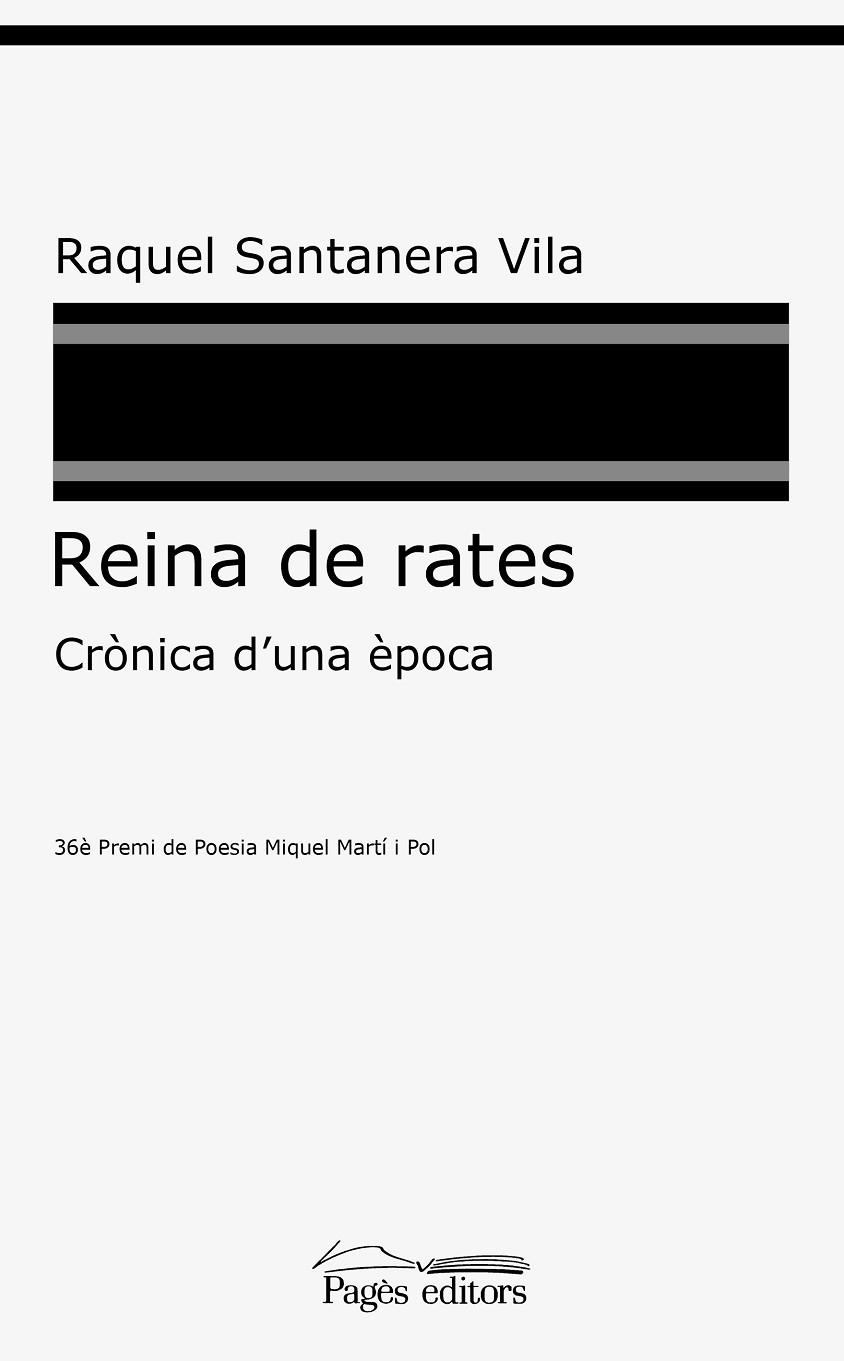REINA DE RATES | 9788413032764 | SANTANERA VILA, RAQUEL | Llibreria La Gralla | Llibreria online de Granollers