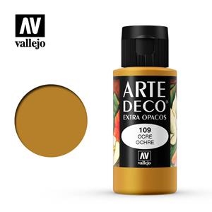ART DECO VALLEJO 60ML 109 OCRE | 8429551851091 | 85109 | Llibreria La Gralla | Llibreria online de Granollers