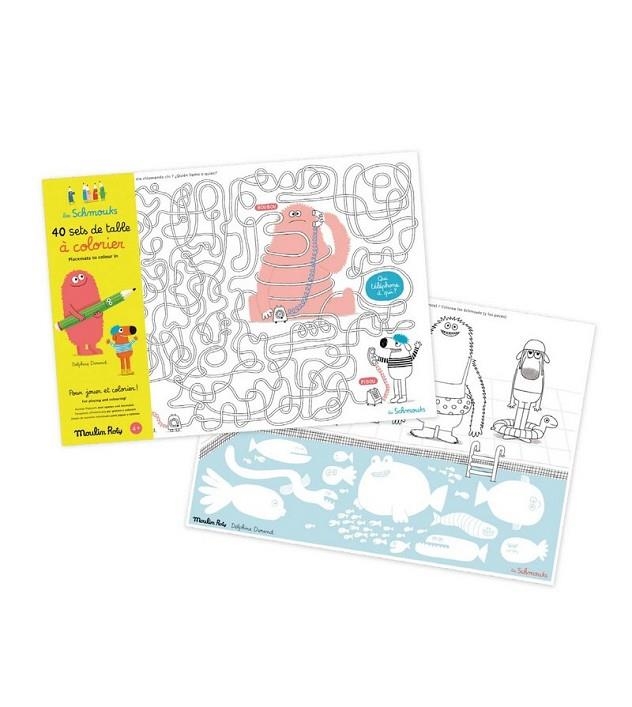 PACK 40ESTOVALLES INDIVIDUALS PER A ACOLORIR | 3575677166061 | MOULIN ROTY | Llibreria La Gralla | Librería online de Granollers