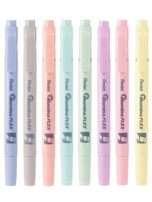 MARCADOR DOBLE PUNTA PENTEL ILLUMINA FLEX COLORS PASTEL | 4711577053806 | Llibreria La Gralla | Llibreria online de Granollers