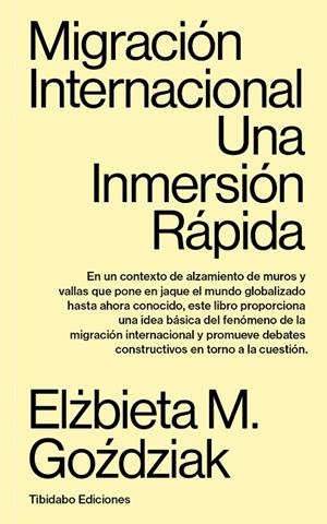 MIGRACIÓN INTERNACIONAL | 9788413478272 | GOZDZIAK, ELZBIETA M. | Llibreria La Gralla | Llibreria online de Granollers