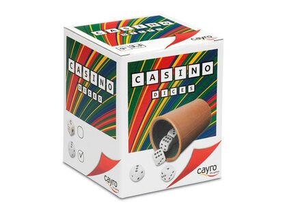 CUBILETE FORRADO Y DADOS  DE PUNTOS 16MM | 8422878700967 | CAYRO THE GAMES | Llibreria La Gralla | Librería online de Granollers