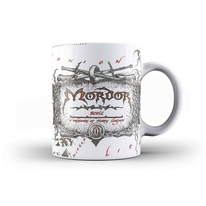 TAZA CERAMICA MAPA MORDOR EL SEÑOR DE LOS ANILLOS | 8435450251856 | SD TOYS | Llibreria La Gralla | Librería online de Granollers