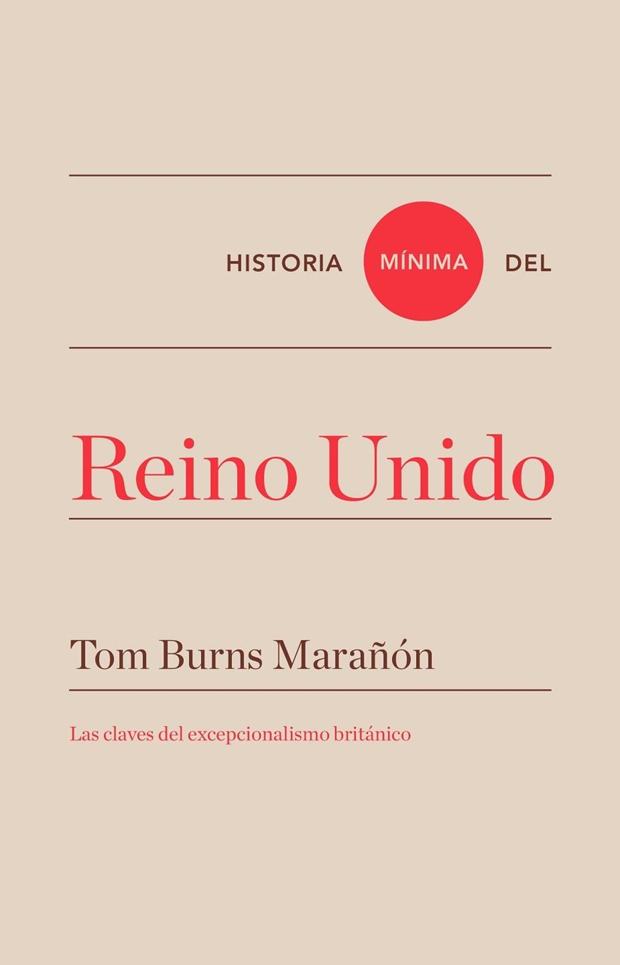 HISTORIA MÍNIMA DEL REINO UNIDO | 9788418428470 | BURNS MARAÑÓN, TOM | Llibreria La Gralla | Llibreria online de Granollers