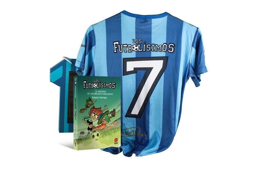 FUTBOLISIMOS. PACK CAMISETA LIBRO N.19 EL MISTERIO DE LAS BRUJAS | 9788413922294 | SANTIAGO, ROBERTO | Llibreria La Gralla | Librería online de Granollers