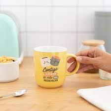 TASSA MR WONDERFUL CONTIGO ALREDEDOR LA VIDA SABE MUCHO MEJOR | 8435460793810 | Llibreria La Gralla | Llibreria online de Granollers