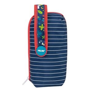 PLUMIER 4 ESTOIGS AMB CONTIGUT FLOWERY NEGRE MILAN | 8411574077176 | MIL08872FWS | Llibreria La Gralla | Llibreria online de Granollers