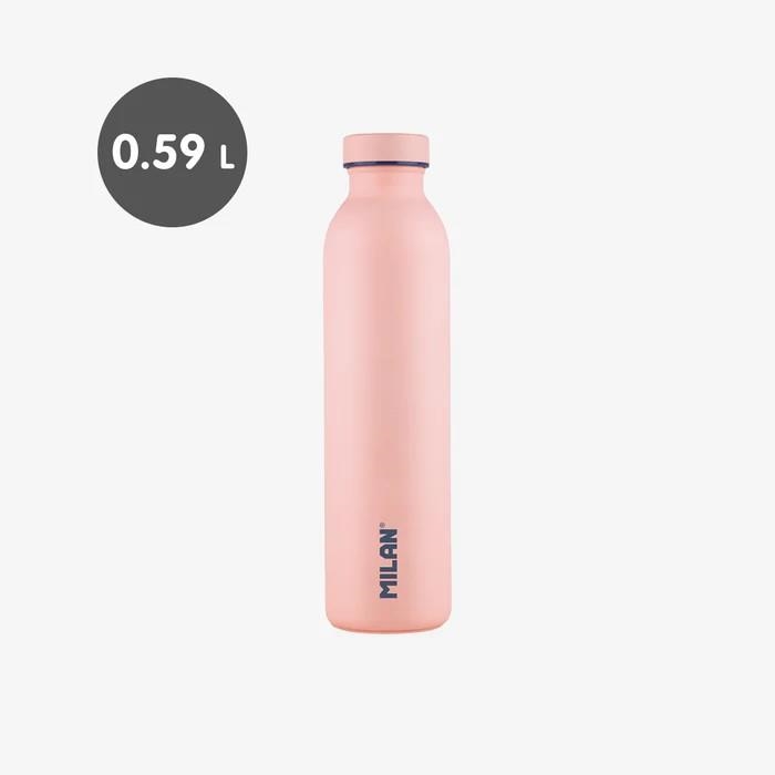 AMPOLLA TERMICA MILAN 591ML ROSA | 8411574093985 | MIL643020P | Llibreria La Gralla | Llibreria online de Granollers