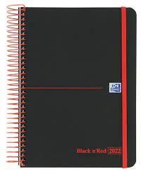 AGENDA OXFORD 2022 BLACK&RED A5 D/P NEGRE CAST | 8427291033531 | 400154456 | Llibreria La Gralla | Llibreria online de Granollers
