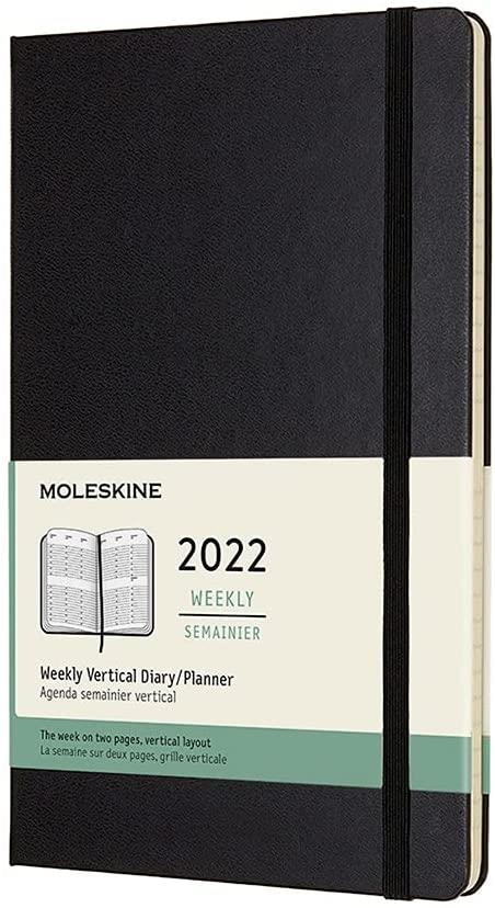 AGENDA 2022 12 MESES SEMANAL VERTICAL L NEGRA TAPA | 8056420856101 | MOLESKINE | Llibreria La Gralla | Librería online de Granollers