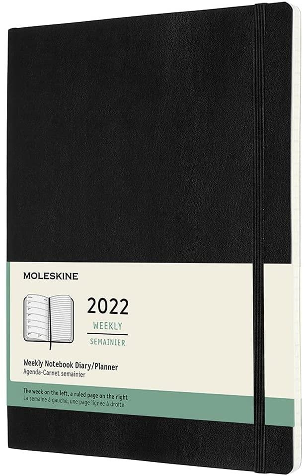 AGENDA MOLESKINE 2022 12 MESES SETMANAL XL NEGRA TAPA BLANDA | 8056420855845 | MOLESKINE | Llibreria La Gralla | Librería online de Granollers