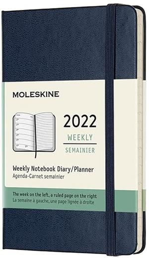 AGENDA MOLESKINE 2022 12 MESES SETMANAL P BLAU ZAFIR TAPA DURA | 8056420855791 | MOLESKINE | Llibreria La Gralla | Librería online de Granollers