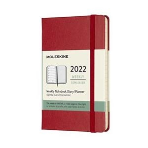 AGENDA MOLESKINE 2022 12 MESES SETMANAL P VERMELLA S. TAPA DURA | 8056420855760 | MOLESKINE | Llibreria La Gralla | Llibreria online de Granollers