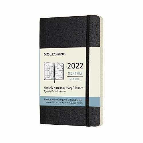 AGENDA MOLESKINE 2022 12 MESES MENSUAL P NEGRA TAPA BLANDA | 8056420855913 | MOLEKSINE | Llibreria La Gralla | Llibreria online de Granollers