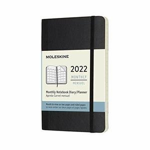 AGENDA MOLESKINE 2022 12 MESES MENSUAL P NEGRA TAPA BLANDA | 8056420855913 | MOLEKSINE | Llibreria La Gralla | Llibreria online de Granollers