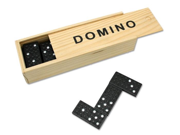 JUEGO DOMINO FICHAS MADERA NEGRA | 8430173294050 | BISMARK | Llibreria La Gralla | Llibreria online de Granollers