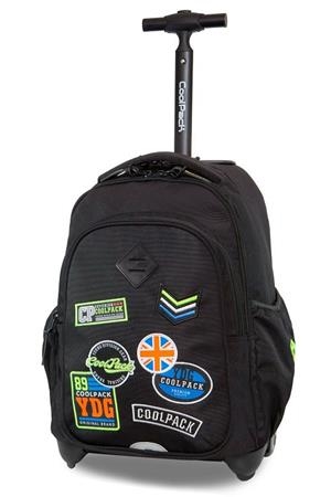 MOTXILLA RODES COOLPACK BADGES BLACK | 5907620137978 | COOB28055 | Llibreria La Gralla | Llibreria online de Granollers