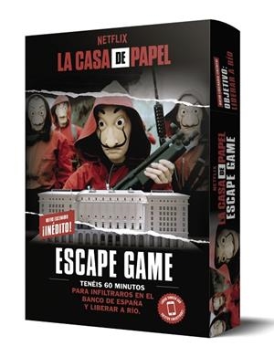 CASA DE PAPEL. ESCAPE GAME. OBJETIVO: LIBERAR A RÍO, LA | 9788418100925 | TRENTI, NICOLAS | Llibreria La Gralla | Librería online de Granollers