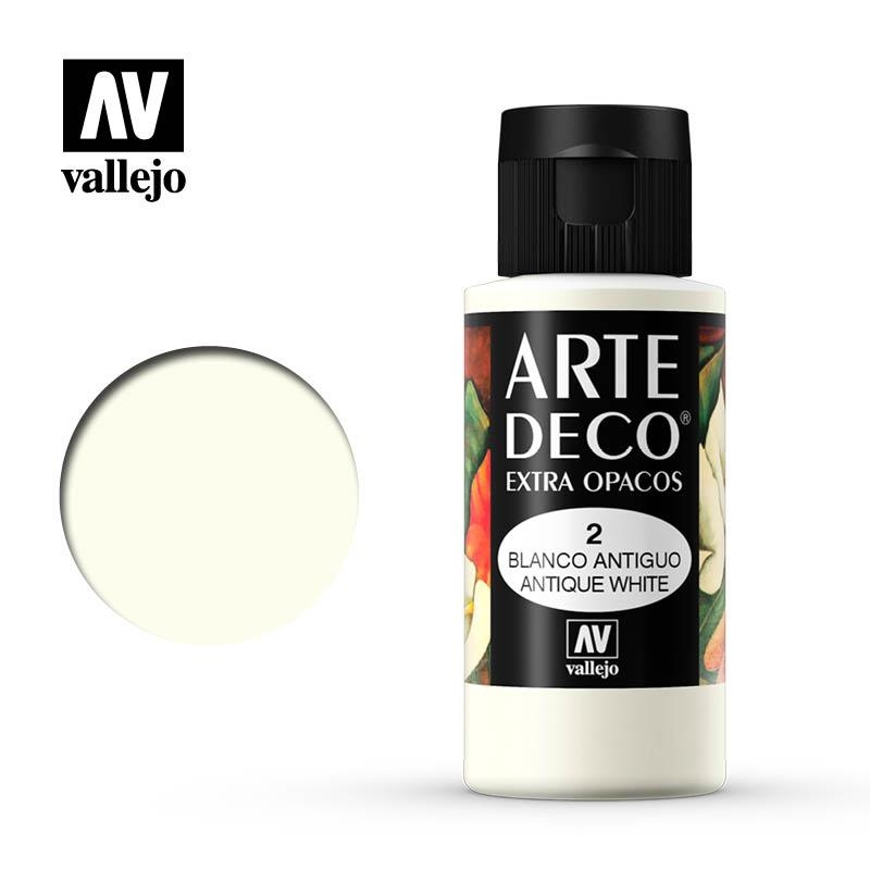 ART DECO VALLEJO 60ML 002 BLANC ANTIC | 8429551850025 | 85002 | Llibreria La Gralla | Llibreria online de Granollers