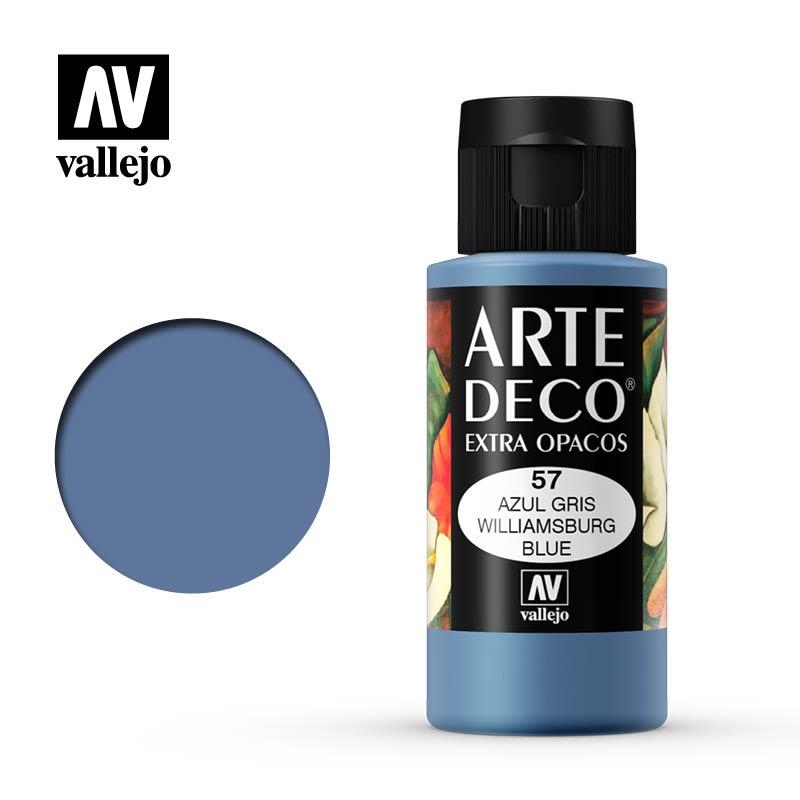 ART DECO VALLEJO 60ML 057 BLAU GRIS | 8429551850575 | 85057 | Llibreria La Gralla | Llibreria online de Granollers