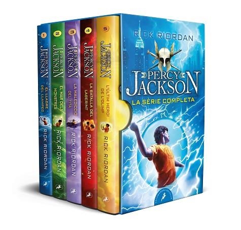 PACK PERCY JACKSON I ELS DÉUS DE L'OLIMP - LA SÈRIE COMPLETA EDICIÓ BUTXACA | 9788418173738 | RIORDAN, RICK | Llibreria La Gralla | Llibreria online de Granollers