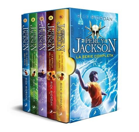 PERCY JACKSON Y LOS DIOSES DEL OLIMPO - LA SERIE COMPLETA EDICIÓN DE BOLSILLO | 9788418173721 | RIORDAN, RICK | Llibreria La Gralla | Llibreria online de Granollers