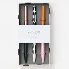 PACK 3 BOLIGRAFS CAROLINE GARDNER CORS BLANC I NEGRES | 5034931209923 | STP101 | Llibreria La Gralla | Llibreria online de Granollers
