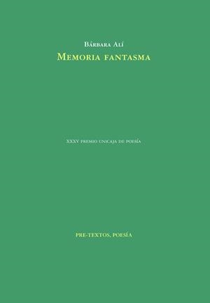 MEMORIA FANTASMA | 9788418935176 | ALÍ, BÁRBARA | Llibreria La Gralla | Llibreria online de Granollers