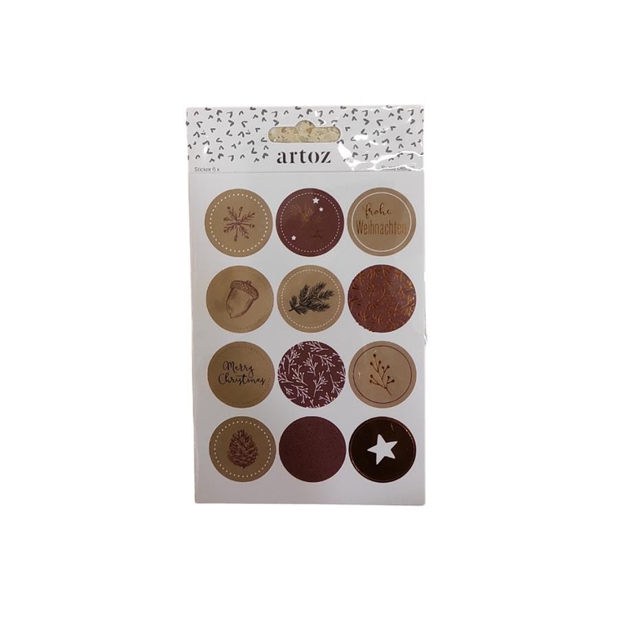STICKER ARTOZ CHRISTMAS VERMELL | 7612450164893 | 185682-03 | Llibreria La Gralla | Llibreria online de Granollers