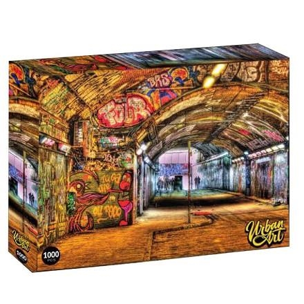 PUZZLE URBAN ART BANKSY TUNNEL 1000 PIEZAS | 6708892262202 | BRANDS INTERNATIONAL | Llibreria La Gralla | Llibreria online de Granollers