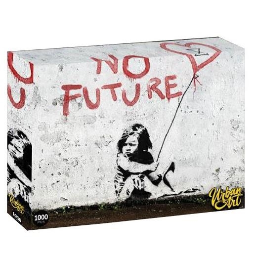 PUZZLE URBAN ART BANKSY NO FUTURE 1000 PIEZAS | 6708892263438 | BRANDS INTERNATIONAL | Llibreria La Gralla | Llibreria online de Granollers