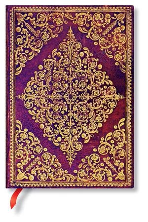 LLIBRETA PAPERBLANKS DIAMOND ROSETTE VIOLA MIDI LINED | 9781439781166 | Llibreria La Gralla | Librería online de Granollers